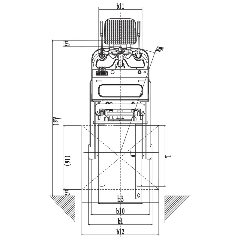 Wózek podnośnikowy EVVP12C-P/EVVP15C-P z wysokością podnoszenia do 5600 mm