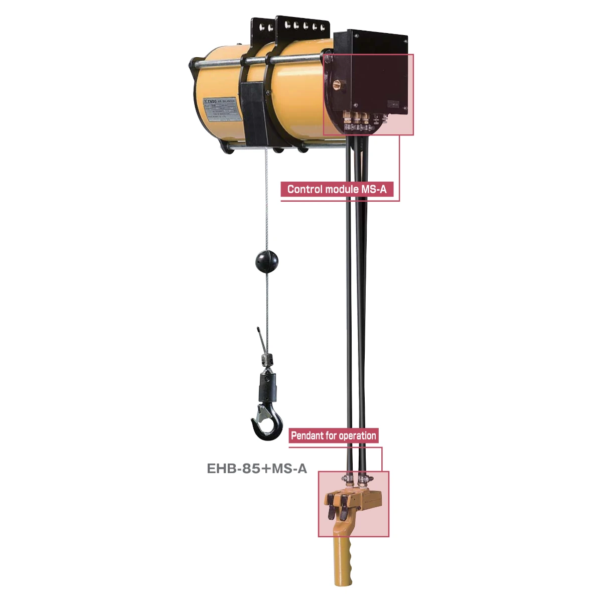 Balanser pneumatyczny ENDO EHB MS-A o zakresie 32–270 kg