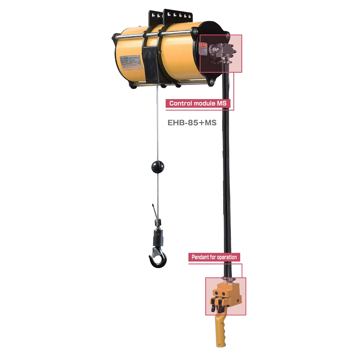 Pneumatyczny balanser ATEX ENDO EHB (moduł MS) 0–270 kg