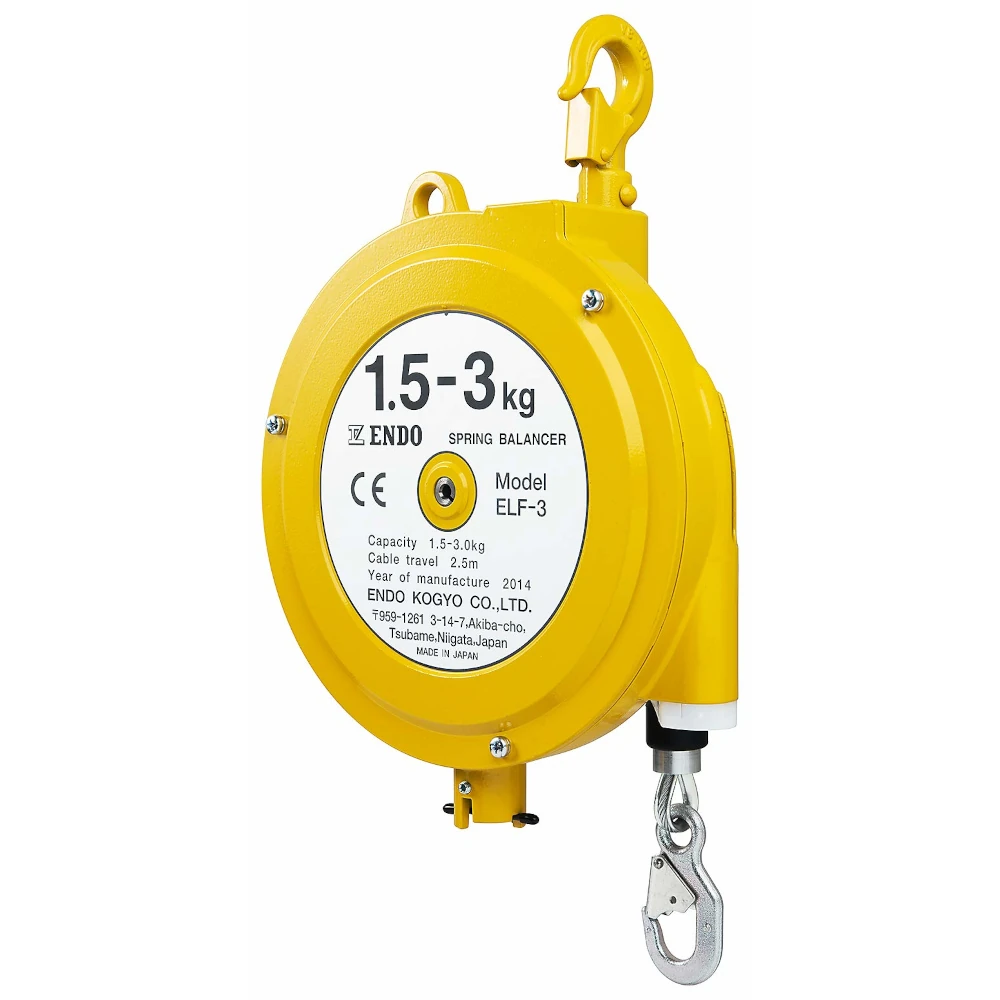 ENDO balanser sprężynowy o długim skoku (ELF-3) 1,5–3 kg