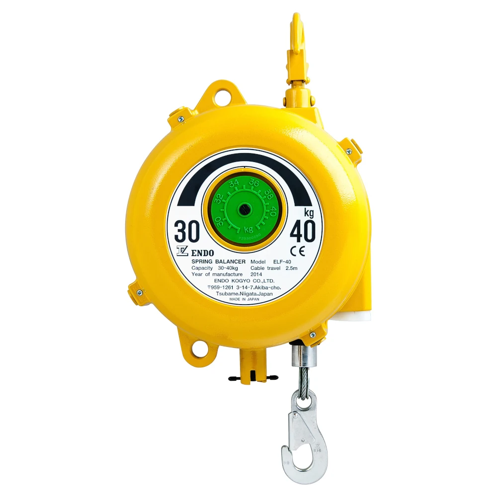 ENDO balanser sprężynowy o długim skoku (ELF-40) 30–40 kg