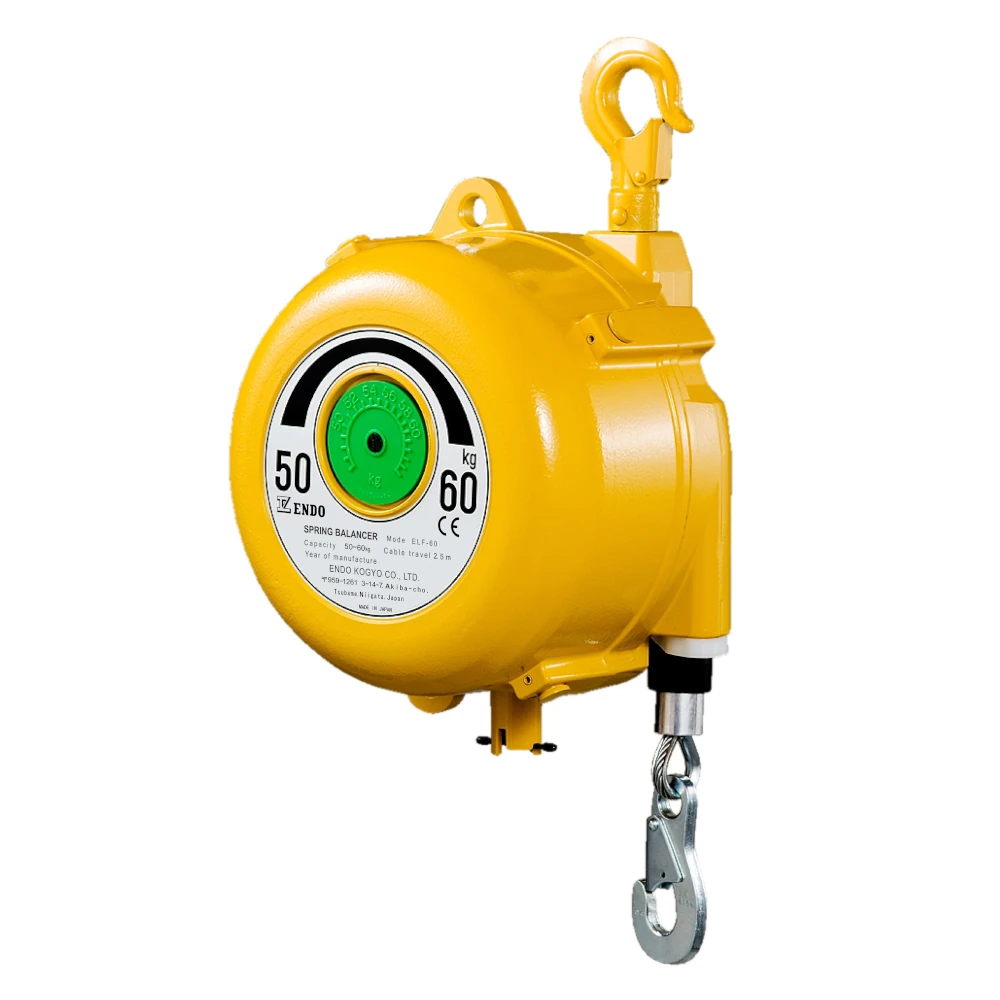 ENDO balanser sprężynowy o długim skoku (ELF-60) 50–60 kg