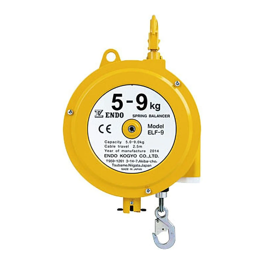 ENDO balanser sprężynowy o długim skoku (ELF-9) 5–9 kg