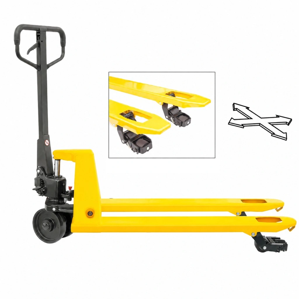 Czterokierunkowy ręczny wózek paletowy (RPV2500CS) 2500 kg