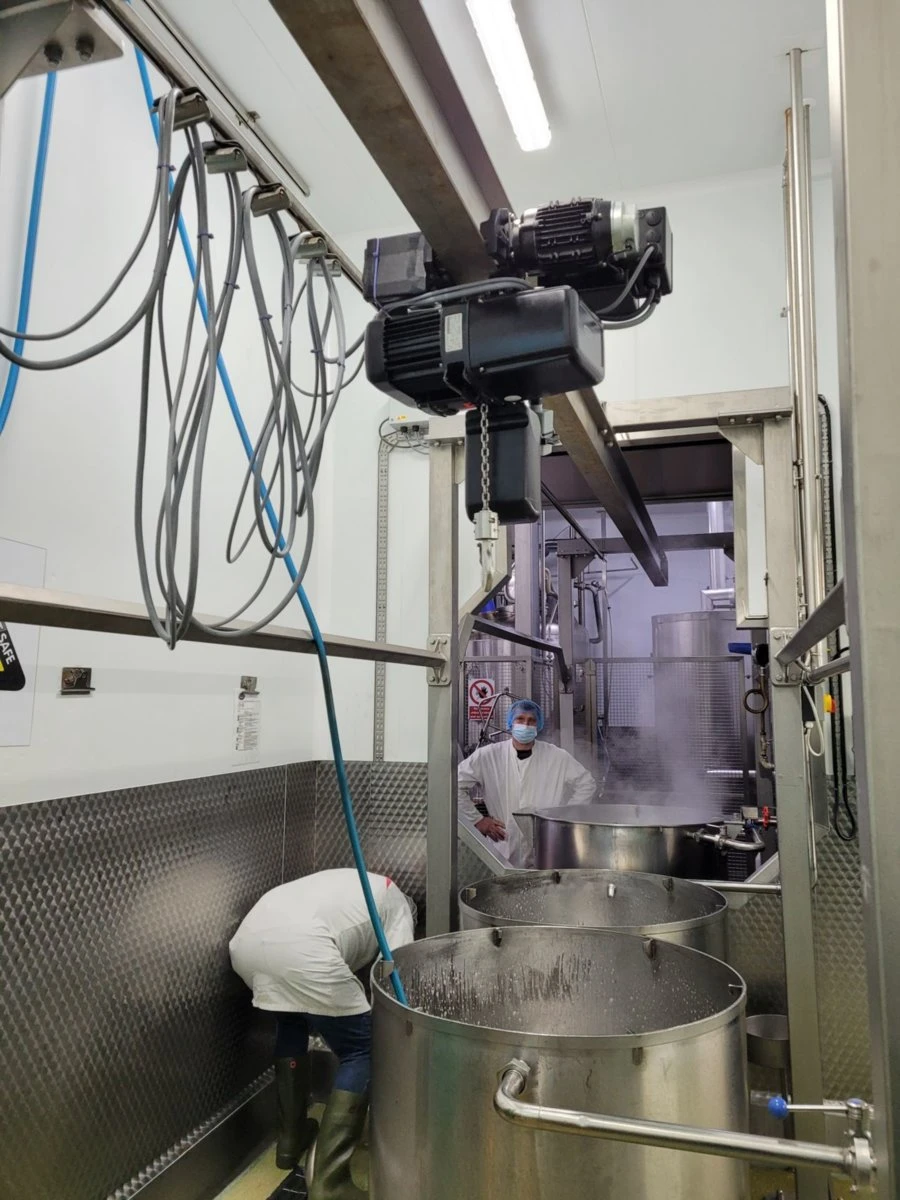 Aluminiowa obudowa wciągnika GIS GPR z powłoką KTL