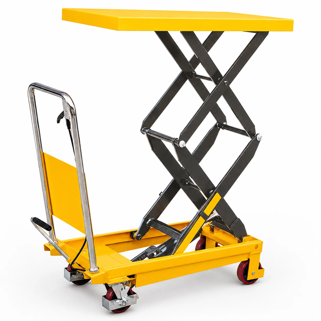 Mobilny stół podnośny z podwójnymi nożycami (MPS150D), 150 kg, 1100 mm