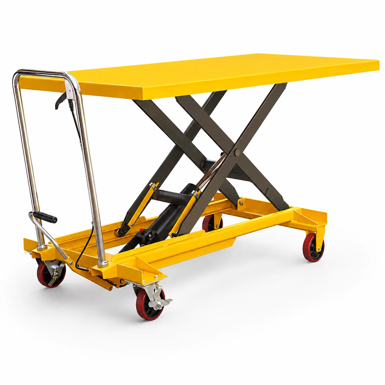 Mobilny nożycowy stół podnośny (MPS500T) 500 kg 1600x800 mm