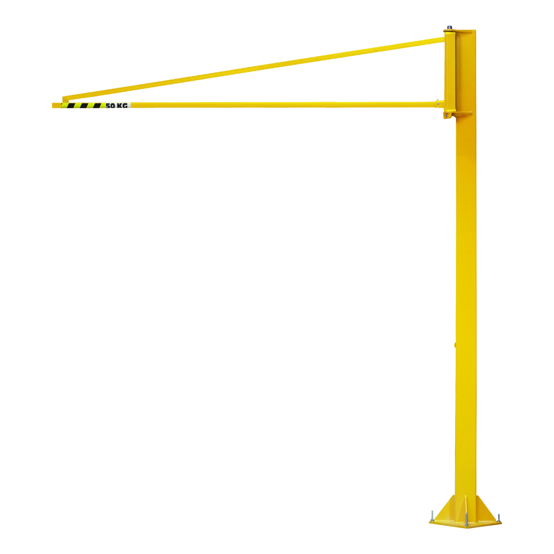 Lekki narzędziowy żuraw słupowy (LSDS), obrót 270°, 50–100 kg