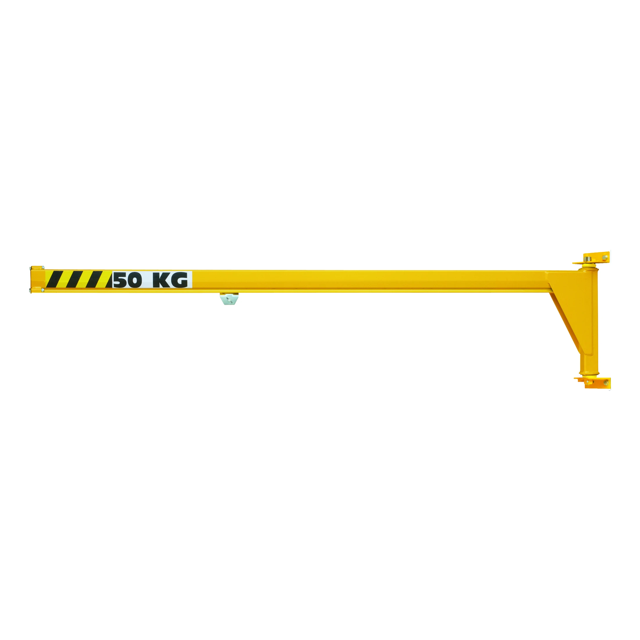 Niskoprofilowy żuraw ścienny z wózkiem (NZDK) 50–100 kg, 2–5 m