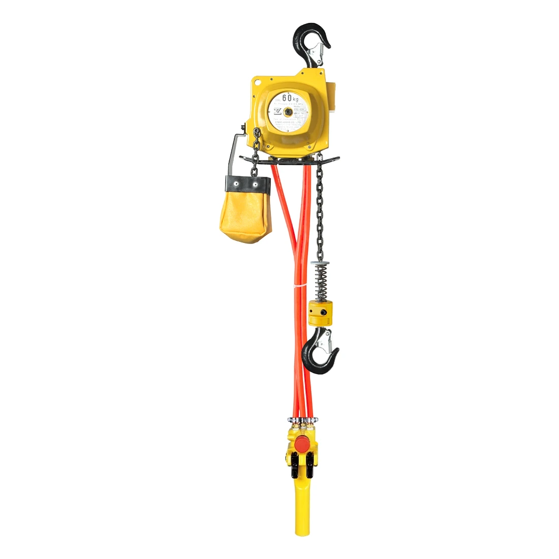 Pneumatyczny wciągnik łańcuchowy ENDO ATEX (seria AT) 60/125 kg
