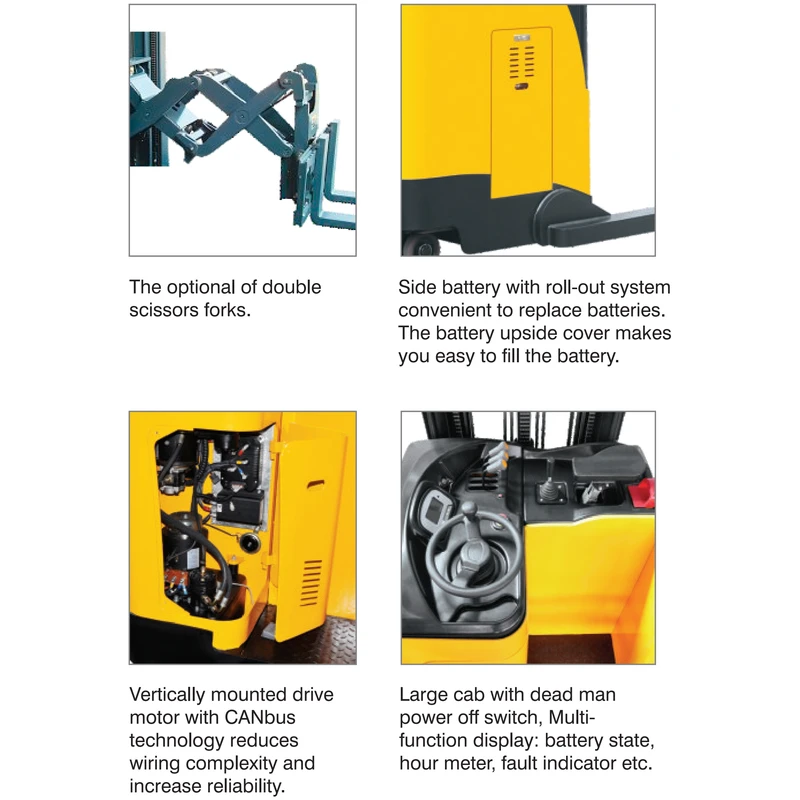 Elektryczny reach truck REV15DS/REV18DS – zdjęcie 5