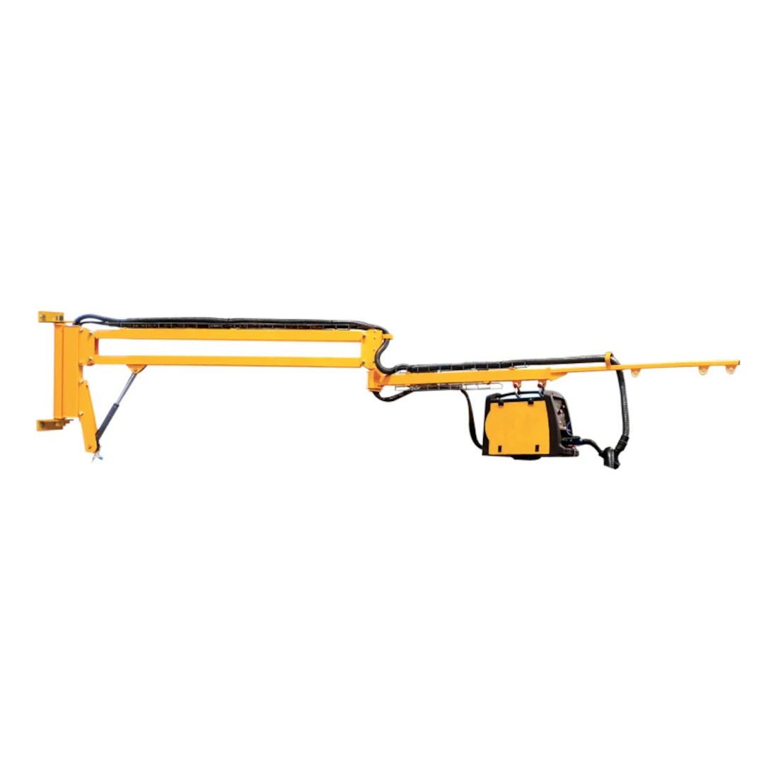 Regulowany żuraw ścienny z uchwytem bębna (ZDAP-P), 50 kg, 3–6 m