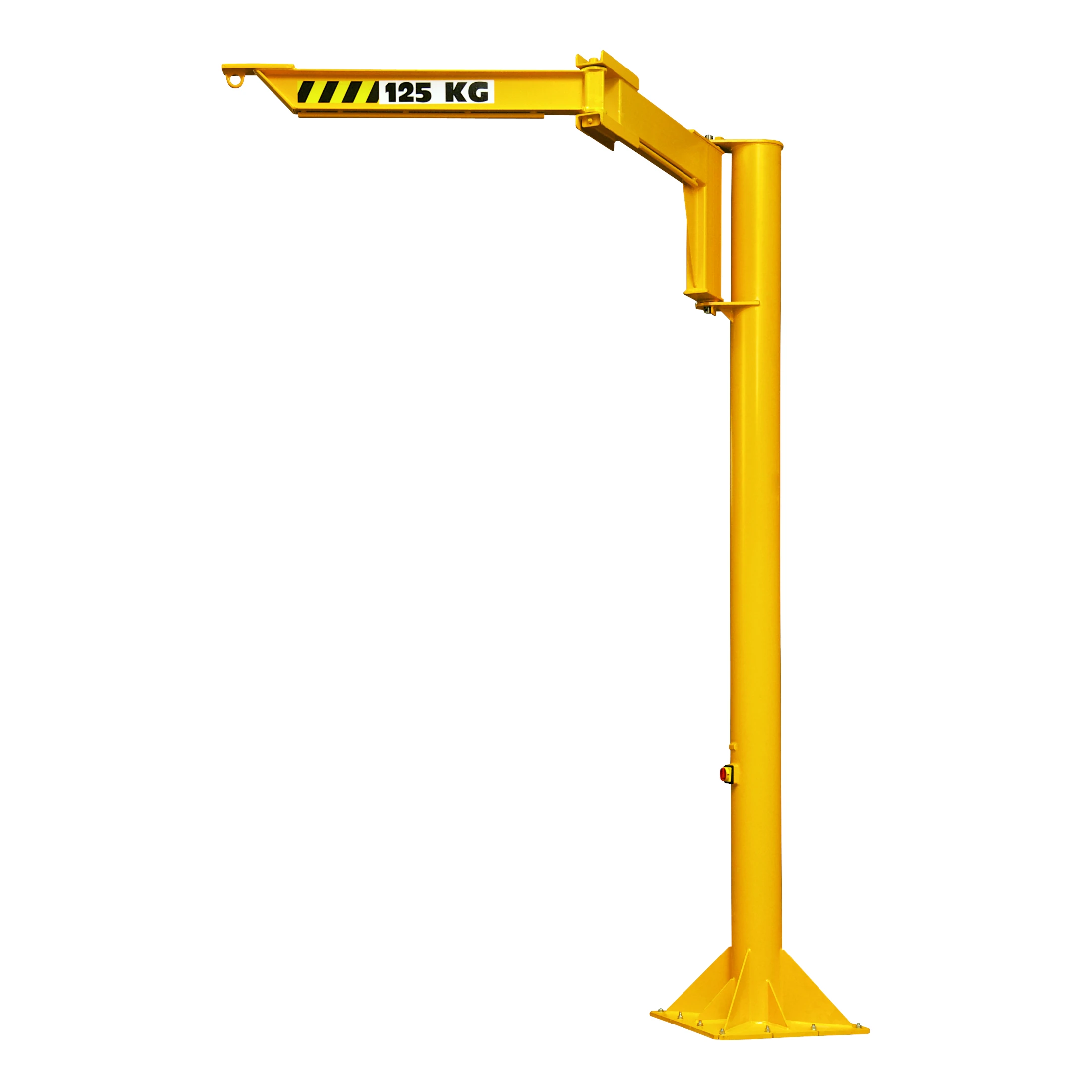 Przegubowy żuraw słupowy (ZSD) 125–500 kg, 2–5 m